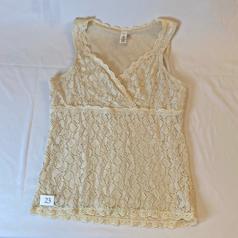 merona lace cami top